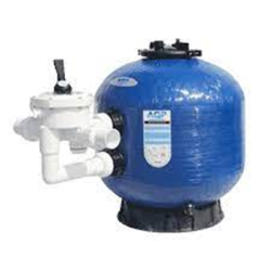 Filtre à Sable Bobiné Side D650 15 m3/h - Charge 145kg - Bleu - La Piscine de Tahiti