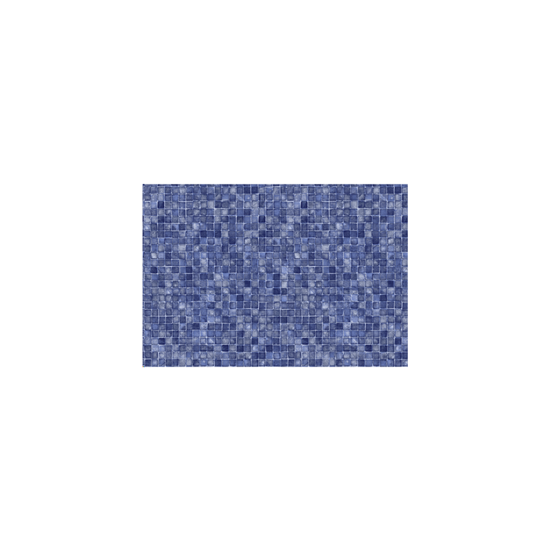 Liner en PVC armé de 150/100ème-Couleur Mosaïque-Rouleau de 45 ML