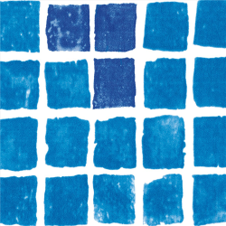 Liner en PVC armé de 150/100ème Anti Dérapant-Couleur Mosaïque Light