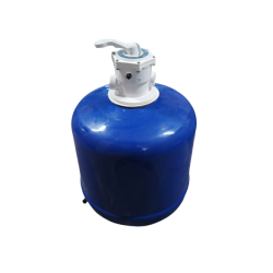 Filtre à Sable Laminé FLT650 Bleu-15m3/h-D650-TOP-Charge150kg-Sans Raccord