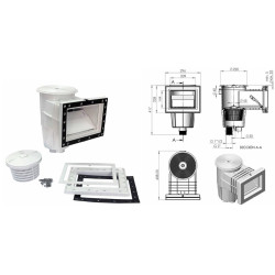 Skimmer Petite Meurtrière15L pour Liner sans Cône
