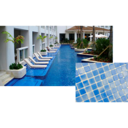 PS53-Mosaïque de Verre Bleu Foncé 2.5cm x 2.5cm