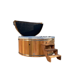 Spa Solaire PYTHON-Red Cedar-6 places assises