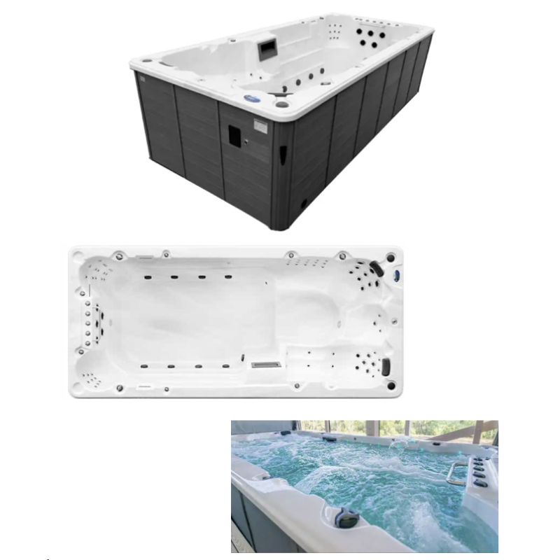 Spa de Nage CALGARY 6 places- 1 Couchette 5 Assises