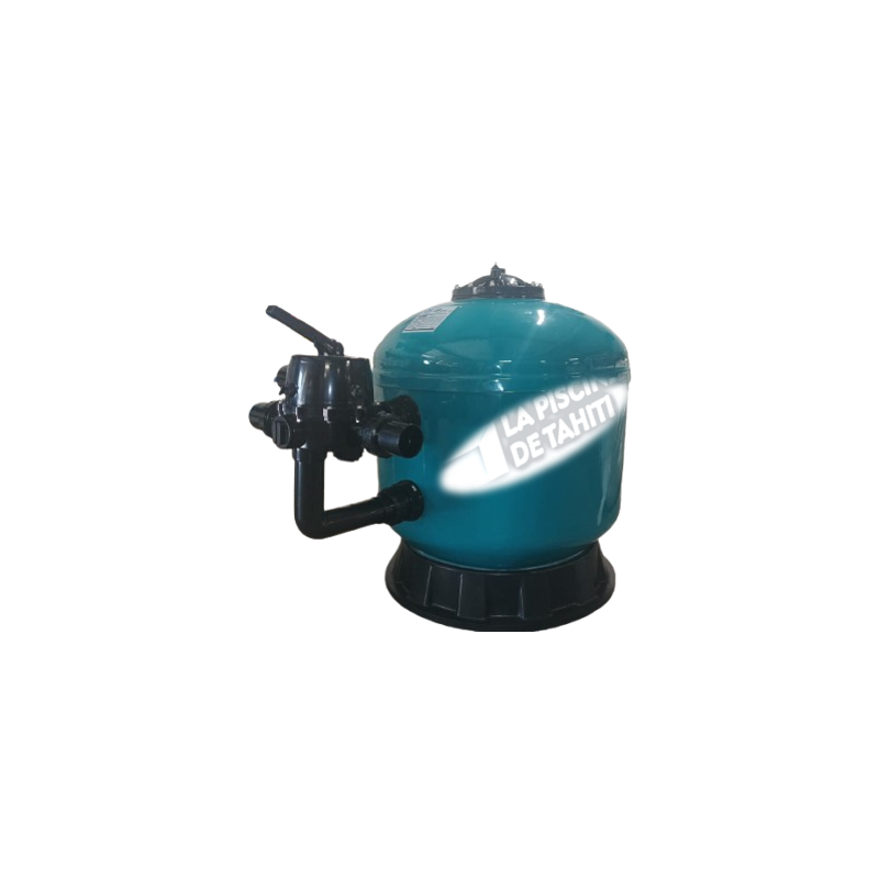 Filtre Pool Pacific Laminé Side Diam.750 22m3/h-Vanne 6 voies 2-Charge 250kg