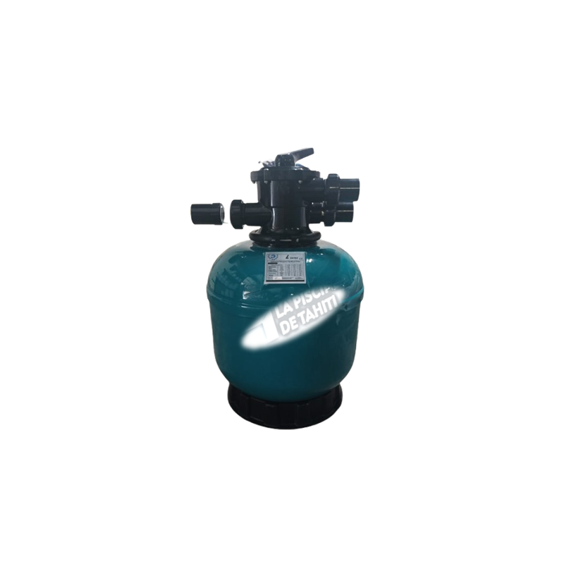 Filtre Pool Pacific Laminé TOP Diam.450 8.10m3/h-Vanne 6 voies 1.5-Charge 45kg