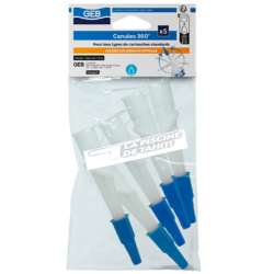 Lot de 5 Canules GEB-360° pour Cartouche Standard