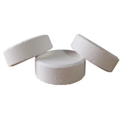 Chlore lent 90% en Galet de 200g - Seau de 5kg - La Piscine de Tahiti