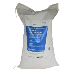Floculant En Poudre-Sulfate D'aluminium-Sac De 20 kg