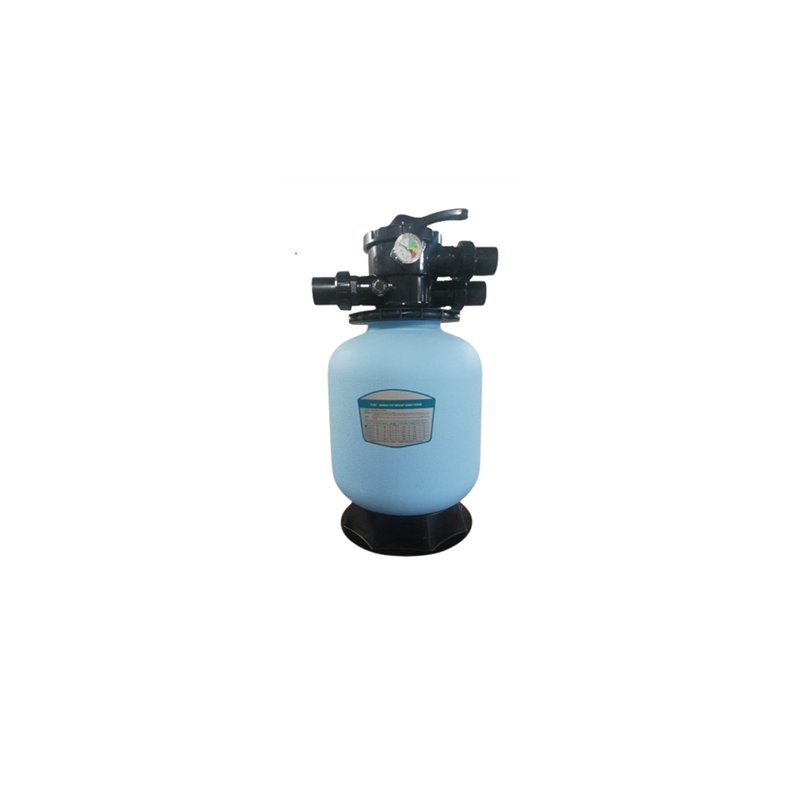 Filtre Polyéthylène D350-4.5m3/h- Vanne 6 voies-Charge 25kg-Avec Raccords