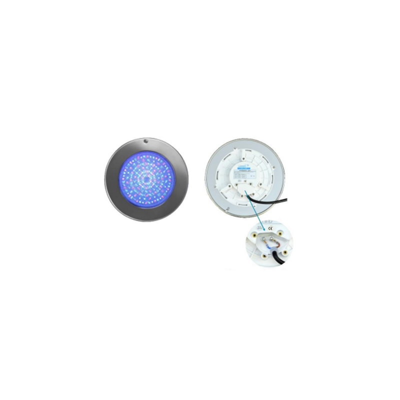 Projecteur Inox Extra-Plat LED Blanche 216 JTB-36W-12V-Béton-Liner