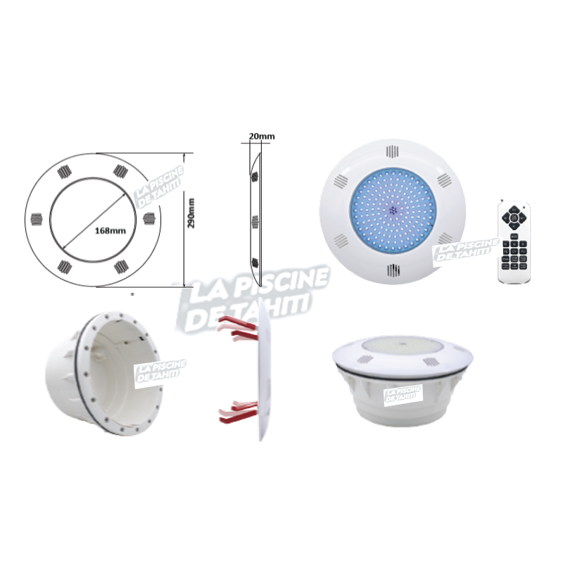 Projecteur Led RGB-R18 Pour Niche Complète PAR56-40W