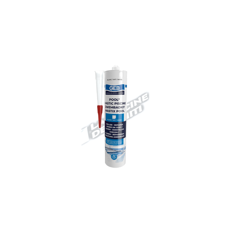 Mastic Spéciale Piscine Blanc GEB-290ml