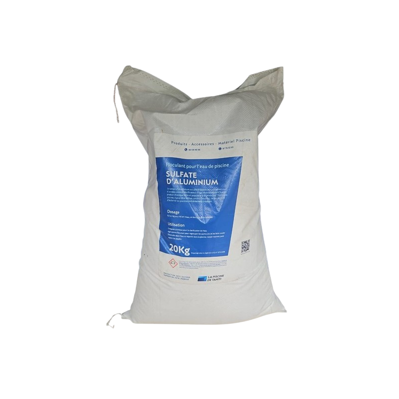 Floculant En Poudre-Sulfate D'aluminium-Sac De 20 kg
