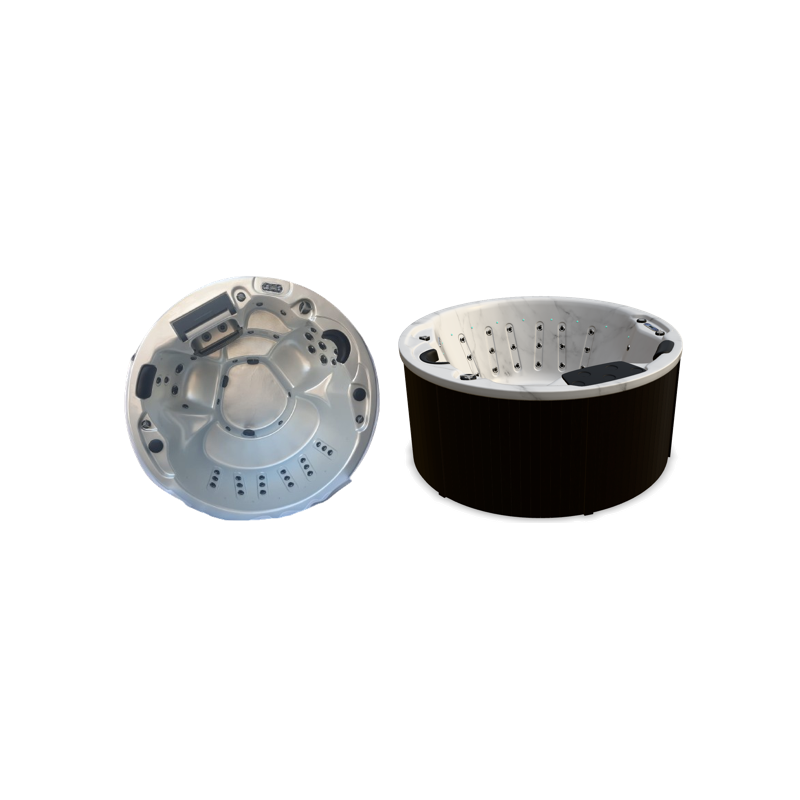 Spa Solaire PYTHON-Graphite-6 places assises