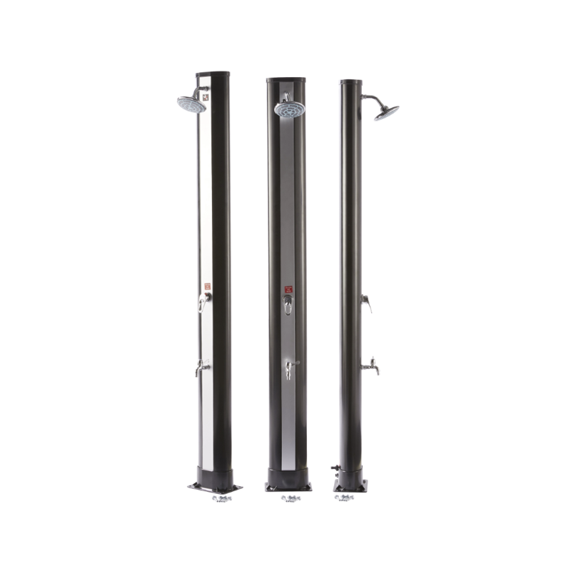 Douche Solaire 35L avec robinet rince pied - La piscine de Tahiti