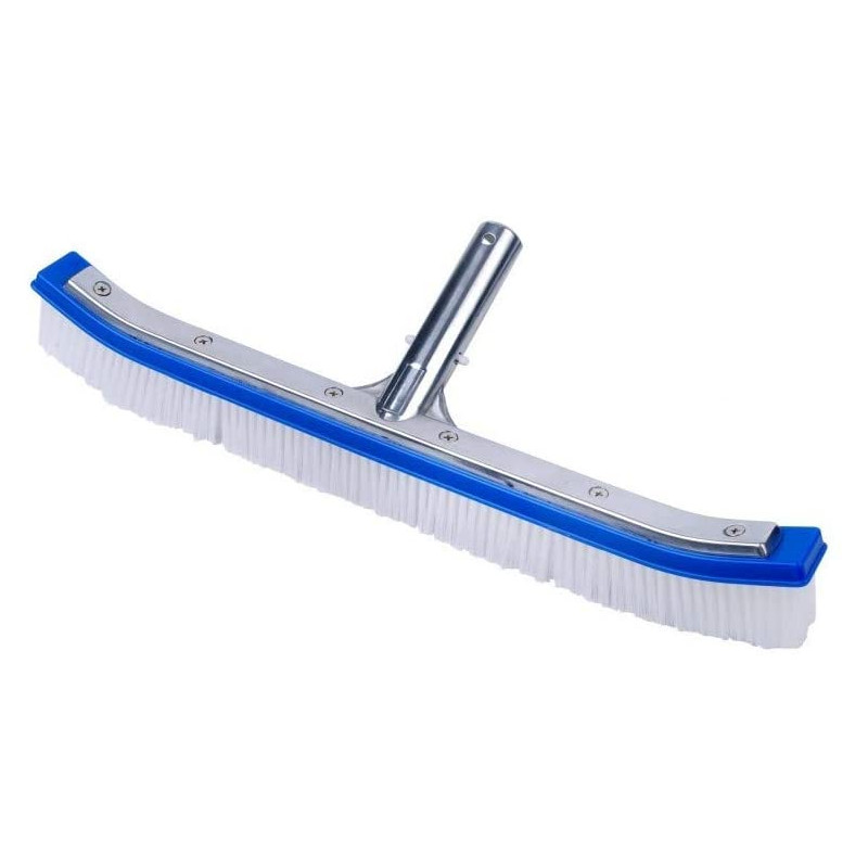 Brosse De Paroi Bleu 18"(45cm)- En Nylon Blanc