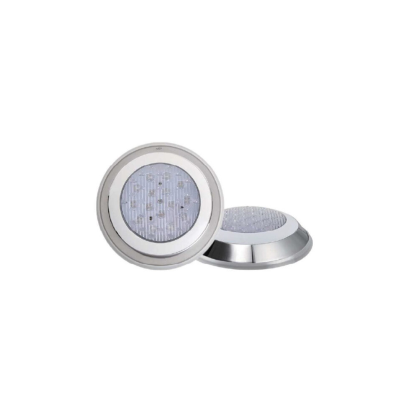 Projecteur Inox Extra-Plat LED Blanche-35W-12VAC Pour Béton