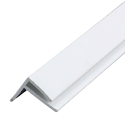 1966-Accrochage PVC blanc vertical Barre 2,5ml